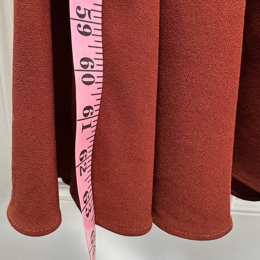 Zac Posen Terracotta Orange Sleeveless Mermaid Gown Dress New With $1,290 Tags — image 8 of 8